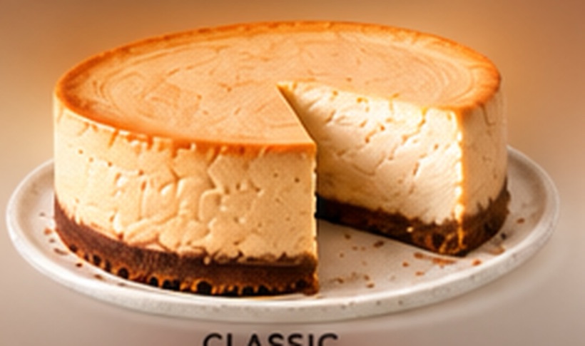 Classic New York cheesecake